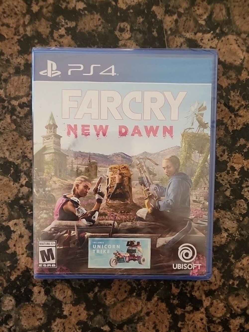 Far Cry New Dawn (PS4) — Brand New Sealed | Includes Unicorn Trike DLC
